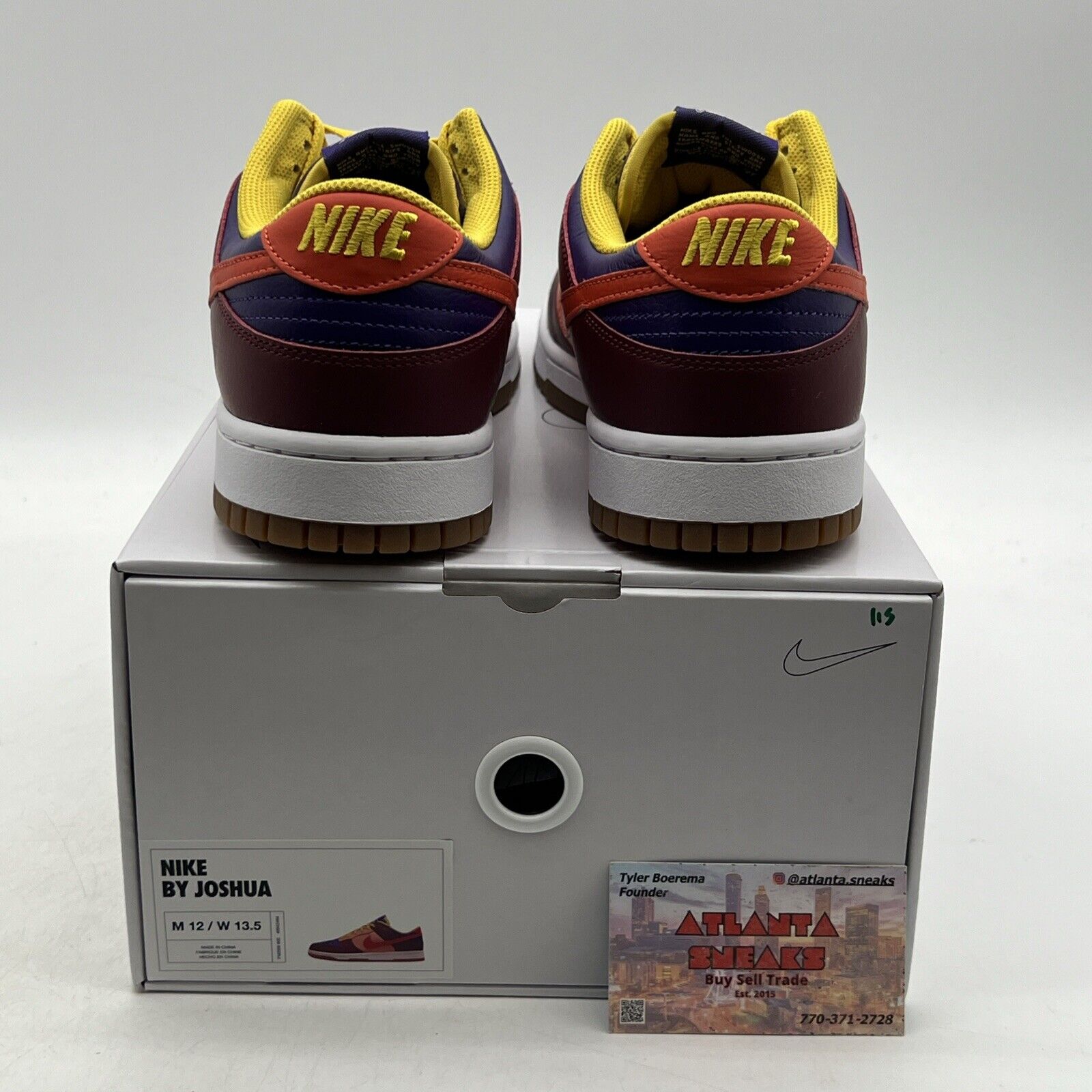 Size 12 - Nike Dunk Low Nike By You Id "Multi Color" (FN0569-900)