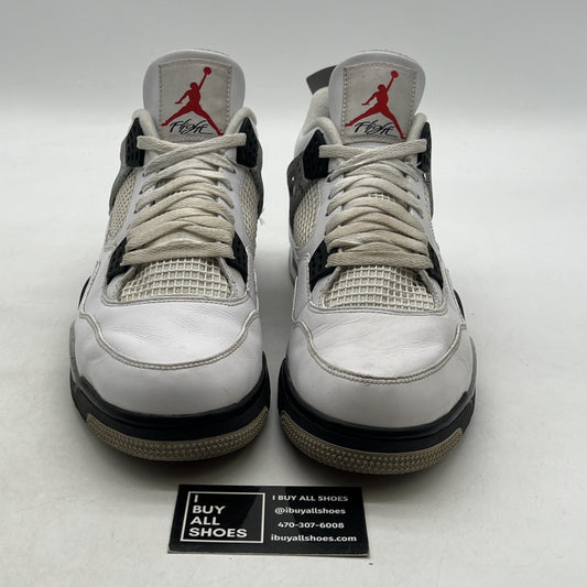 Size 12 - Air Jordan 4 Retro OG Mid White Cement (840606-192)