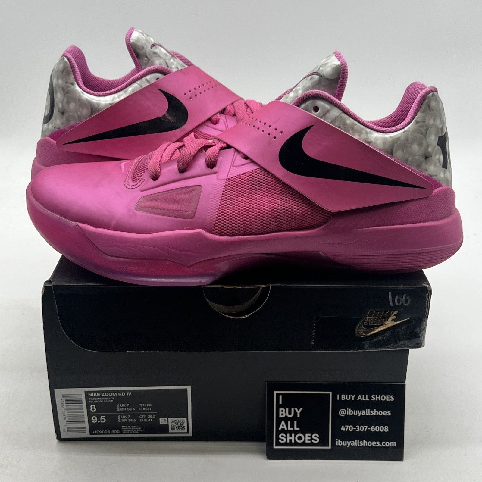 Size 8 - Nike Zoom KD 4 2024 Aunt Pearl (HF9098-600)