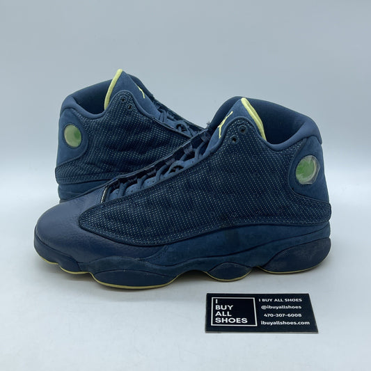 Size 8.5 - Air Jordan 13 Retro Squadron Blue Suede Leather (414571405)
