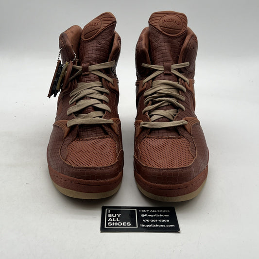 Size 9.5 - Reebok The Pump Certified x Social Status Brown Orange woven NWB