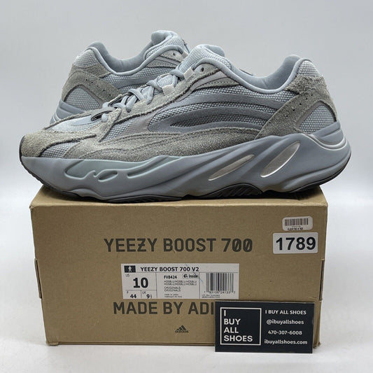 Size 10 - adidas Yeezy Boost 700 V2 Hospital Blue Grey Suede (FV8424)