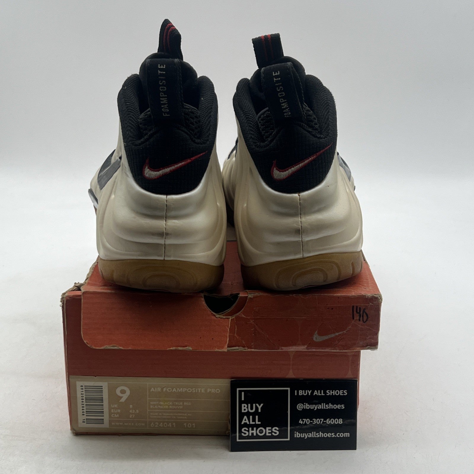 Size 9 - Nike Air Foamposite Pro 2002 Pearl (624041-101)