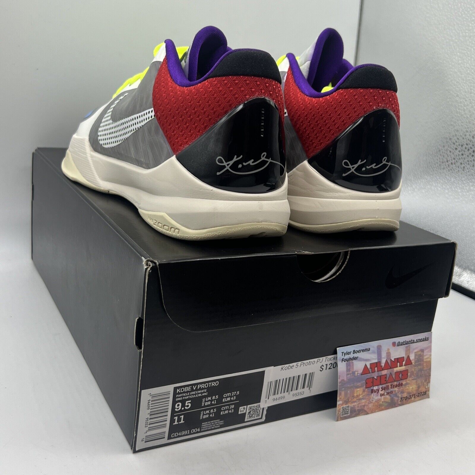 Size 9.5 - Nike Zoom Kobe 5 Protro PE P.J. Tucker 2020 Brand New Og All