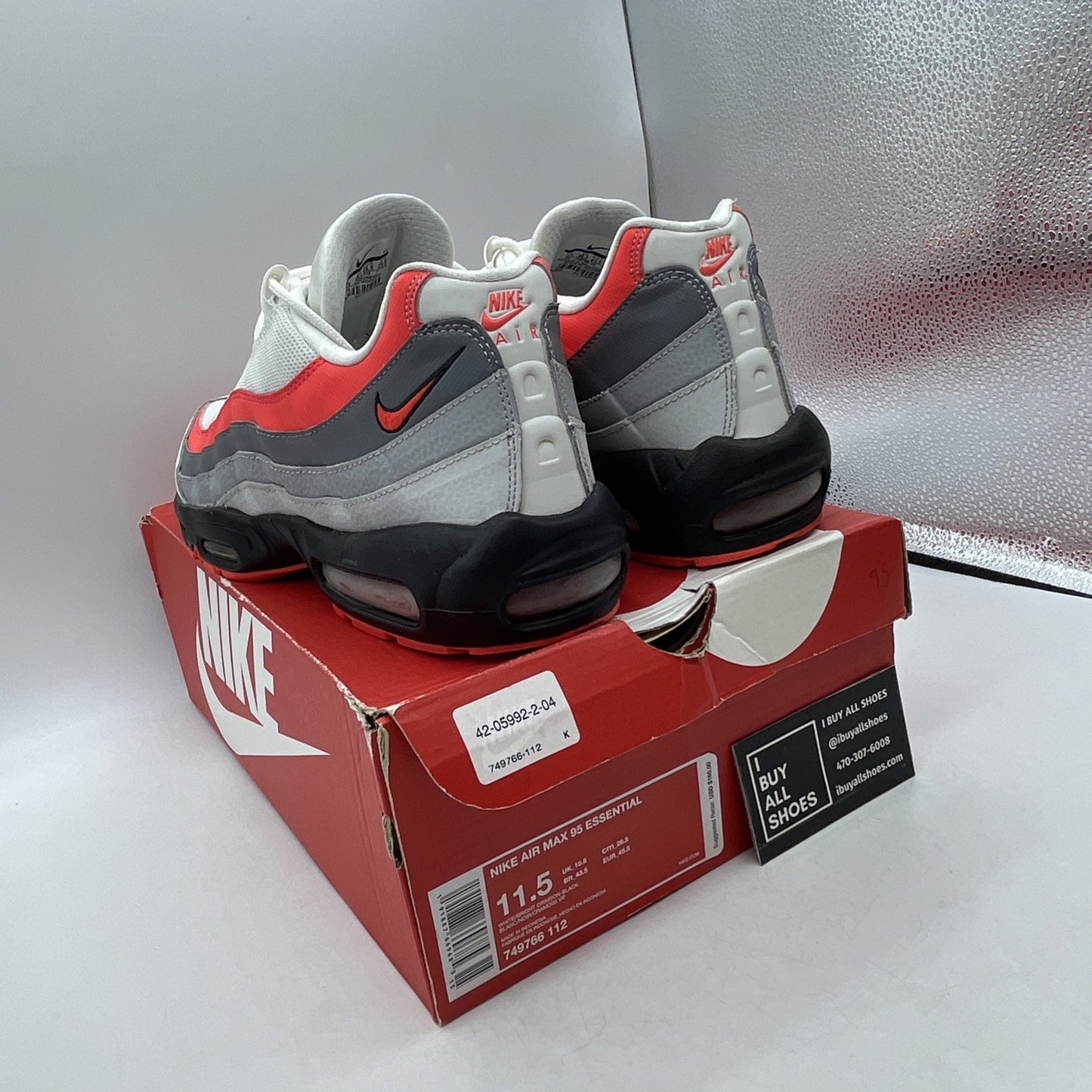 Size 11.5 - Nike Air Max 95 Essential Comet (749766-112)