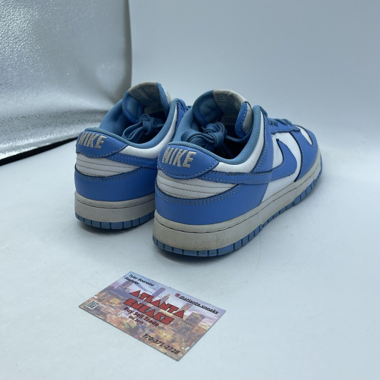 Size 7.5 - Nike Dunk Low University Blue White Leather (DD1391-102)