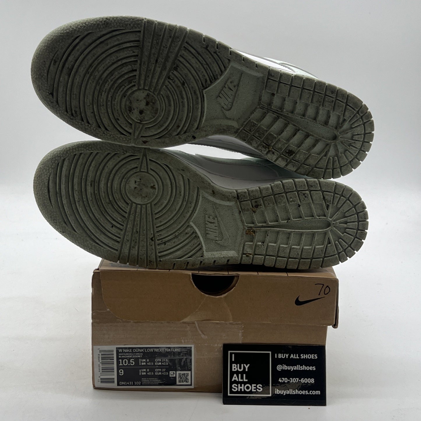 Size 10.5W - Nike Women’s Dunk Low Next Nature White Mint (DN1431-102)