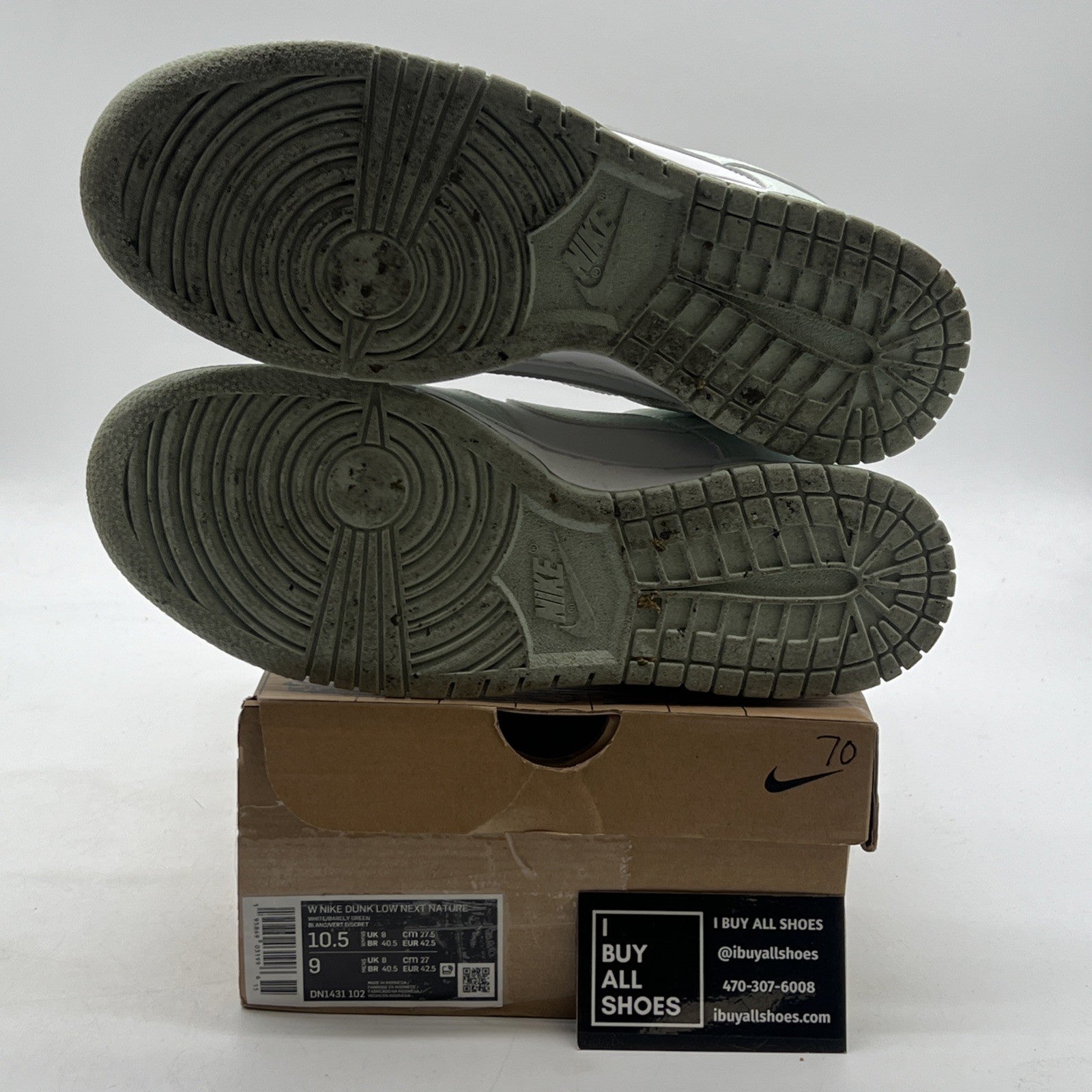 Size 10.5W - Nike Women’s Dunk Low Next Nature White Mint (DN1431-102)