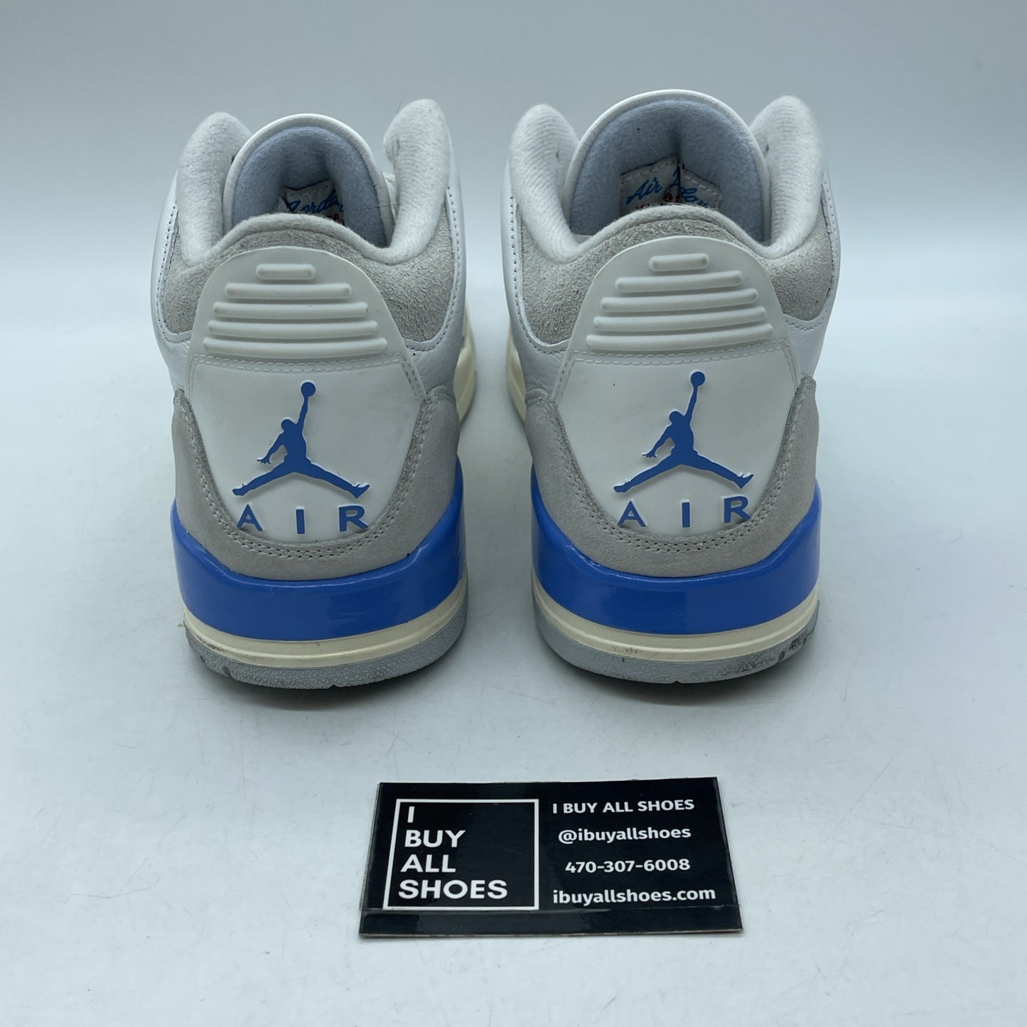Size 9 - Air Jordan 3 Retro Lucky Shorts Grey White Suede Leather (CT8532-101)