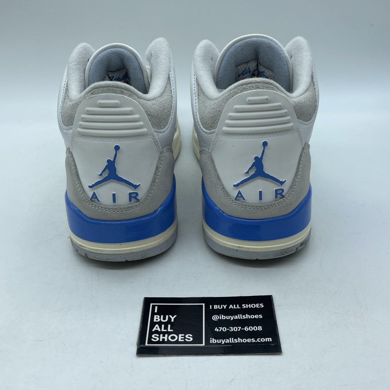Size 9 - Air Jordan 3 Retro Lucky Shorts Grey White Suede Leather (CT8532-101)