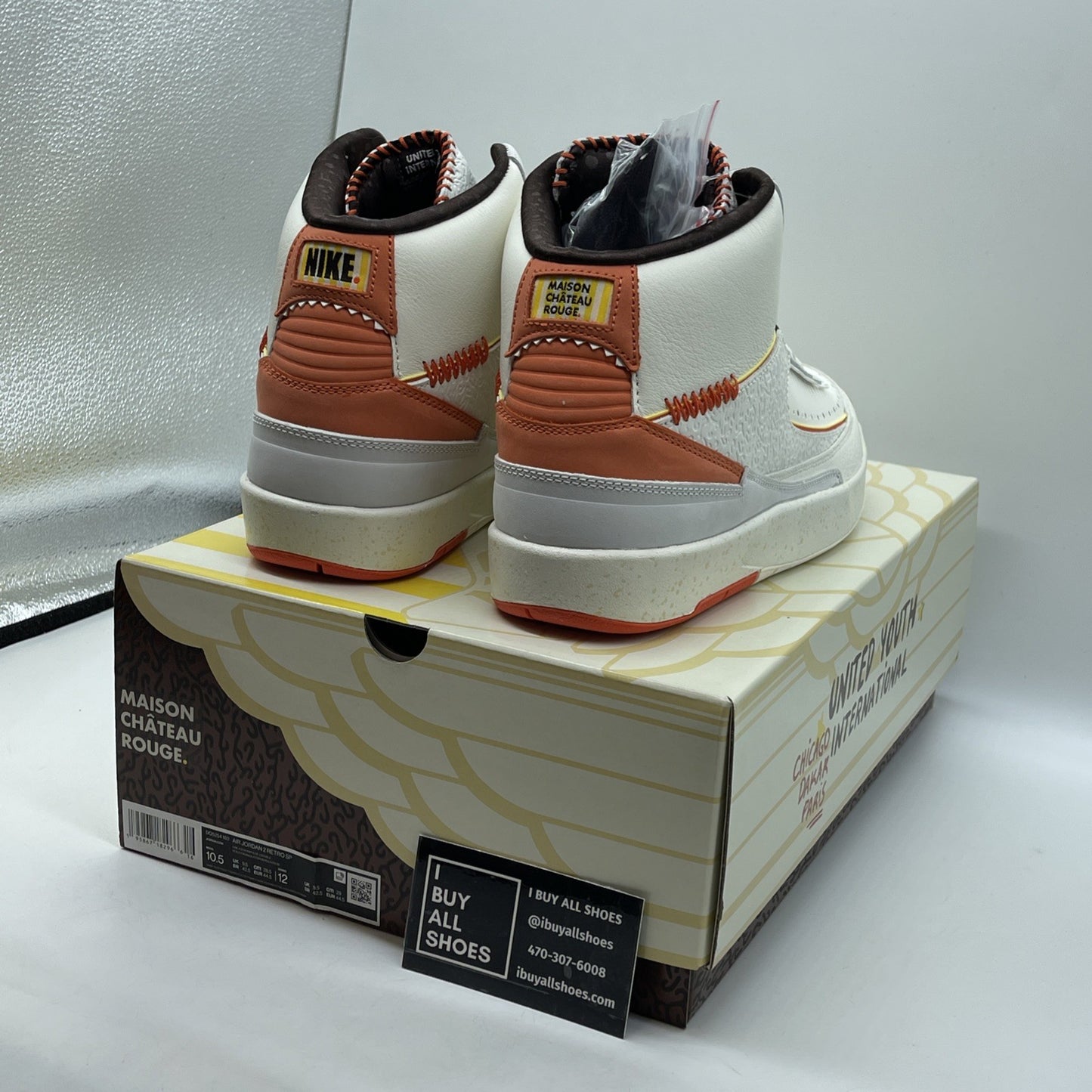 Size 10.5 - Maison Château Rouge x Air Jordan 2 United Youth International
