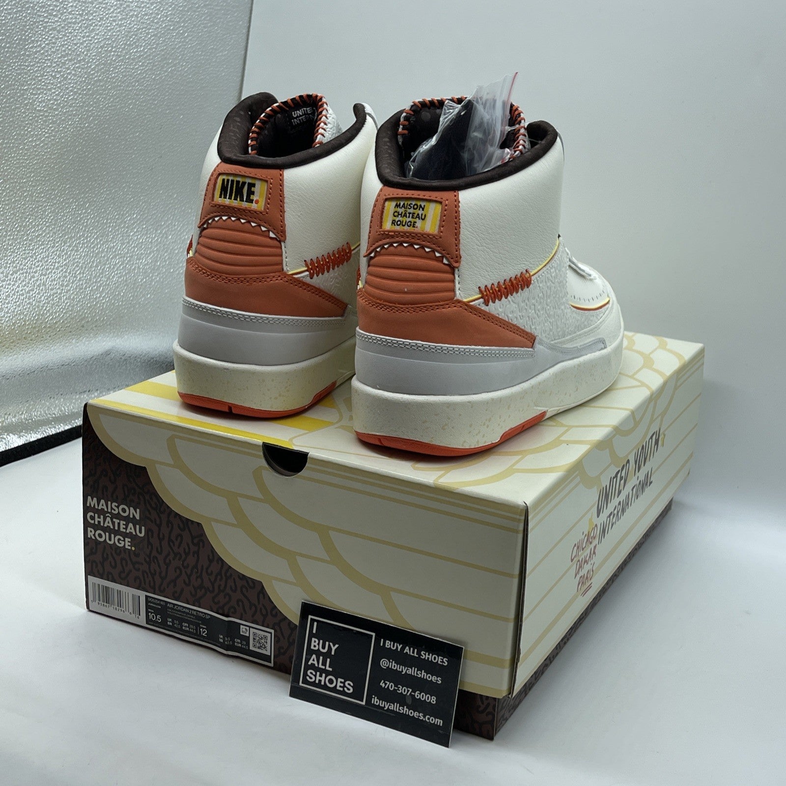 Size 10.5 - Maison Château Rouge x Air Jordan 2 United Youth International