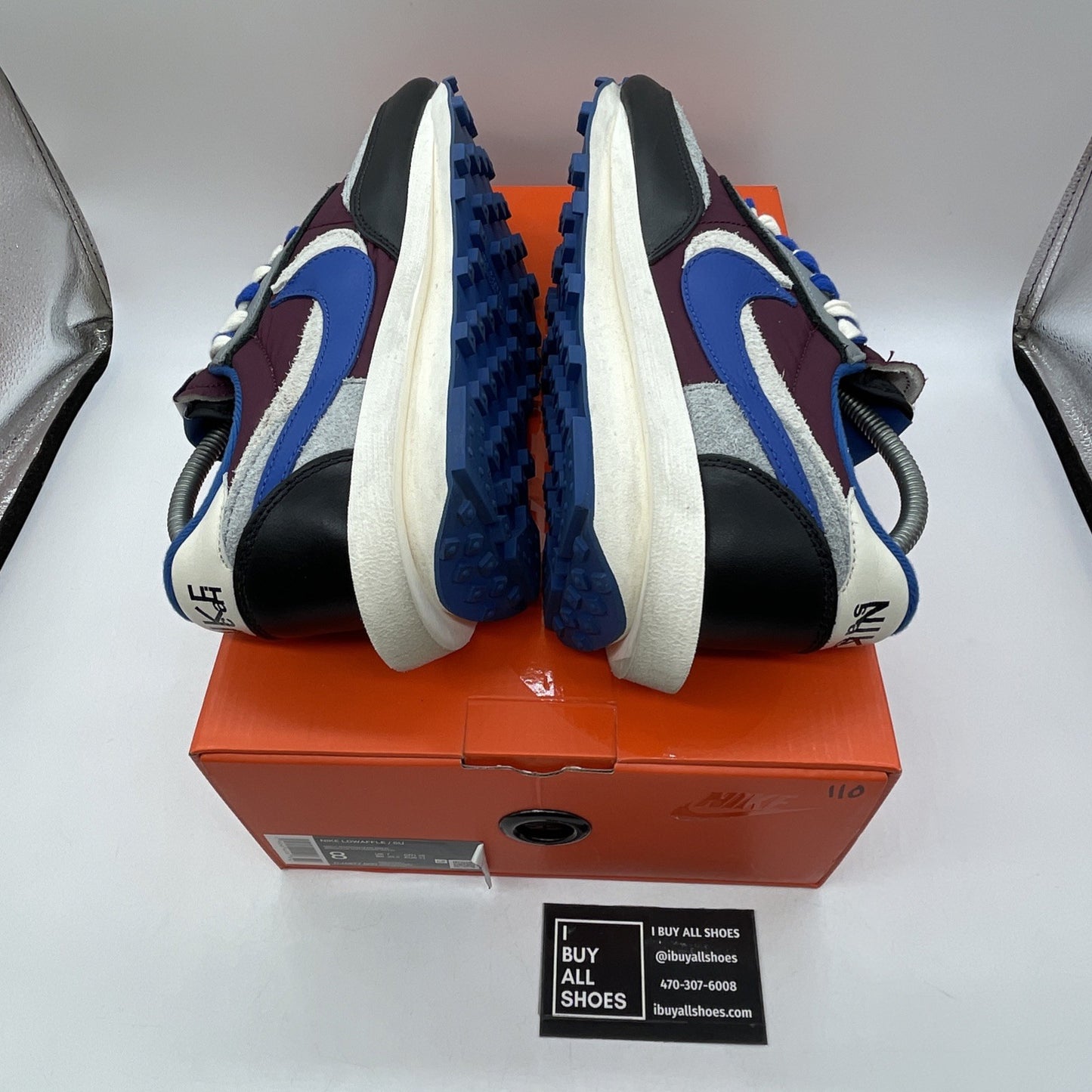 Size 8 - Nike sacai x Undercover x LDWaffle Night Maroon Team Royal (DJ4877-600)
