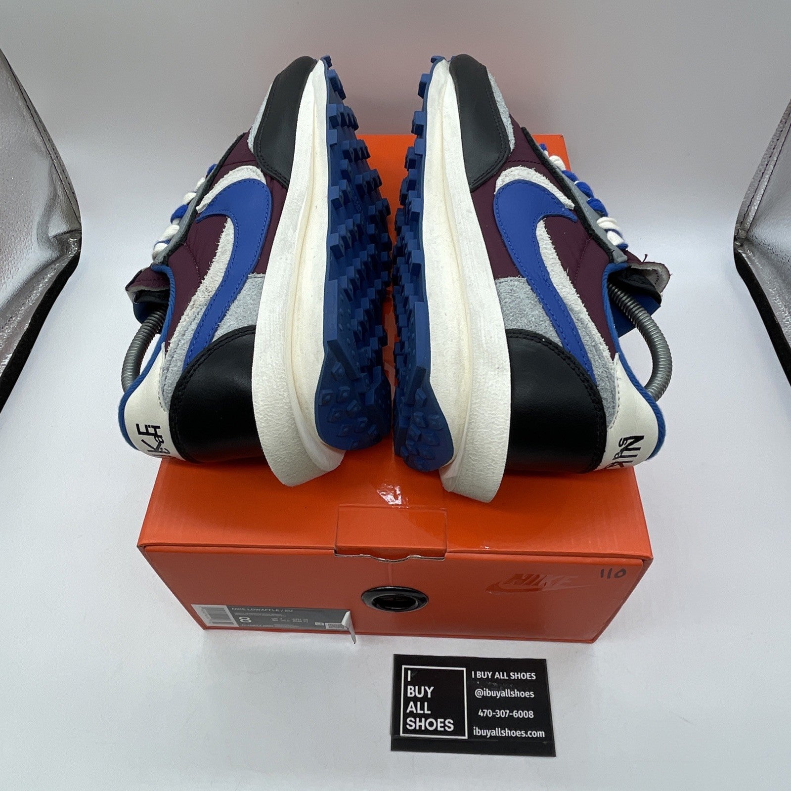 Size 8 - Nike sacai x Undercover x LDWaffle Night Maroon Team Royal (DJ4877-600)