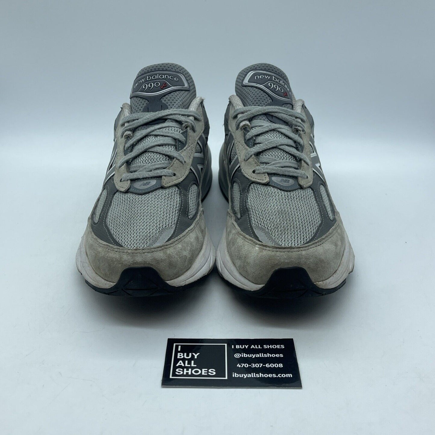 Size 10 - New Balance 990v6 Made in USA Castlerock Grey Suede (M990GL6)