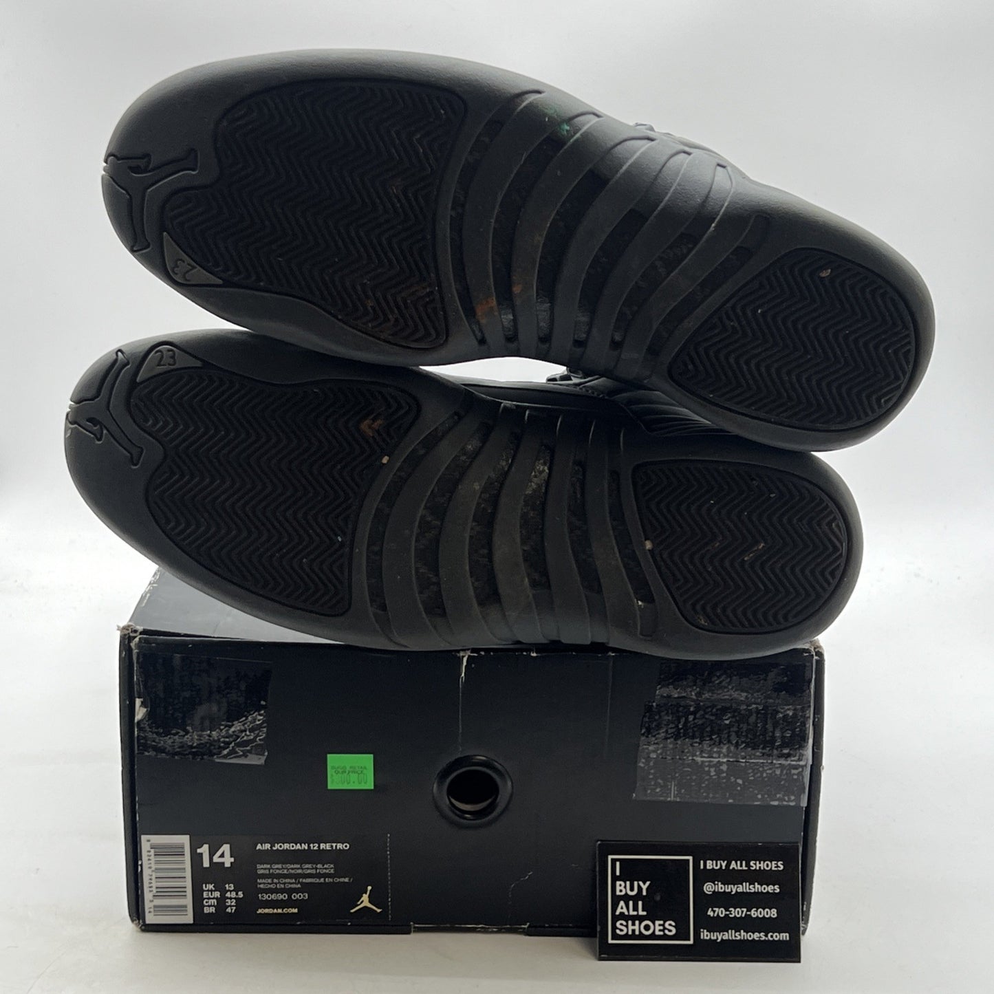Size 14 - PSNY x Air Jordan 12 Retro Dark Grey (130690-003)
