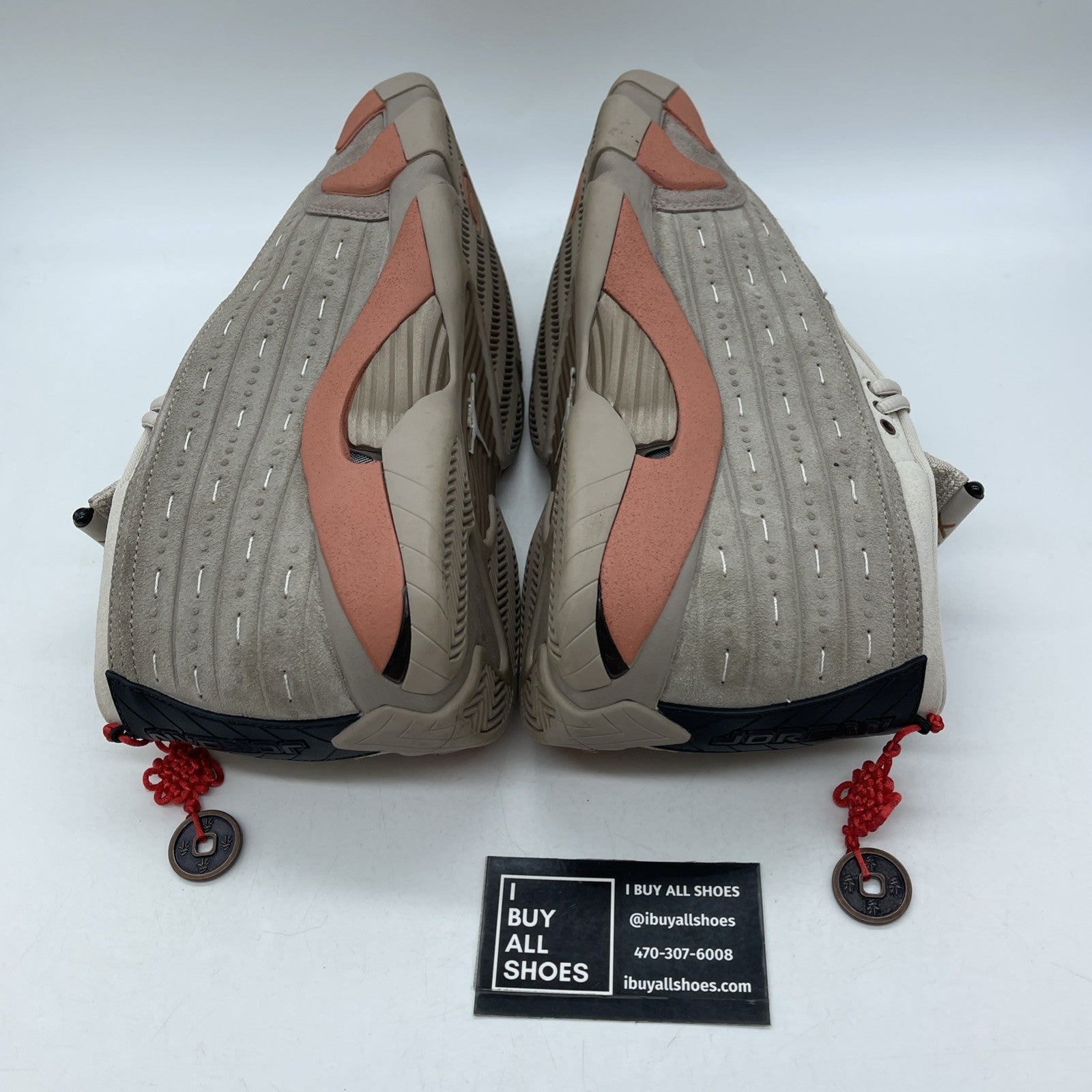 Size 11.5 - CLOT x Air Jordan 14 Retro Low Terracotta Suede (DC9857-200)