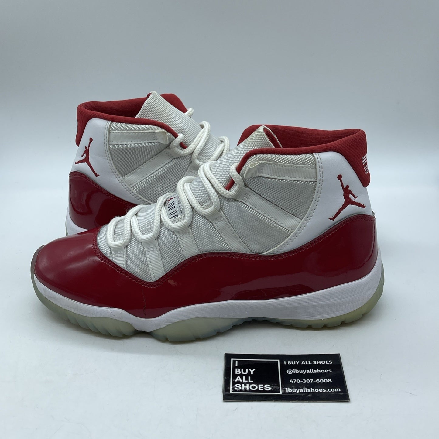 Size 10.5 - Jordan 11 Retro High Cherry White Red Suede Leather (CT8012-116)