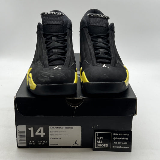 Size 14 - Air Jordan 14 Retro Thunder (487471-070)