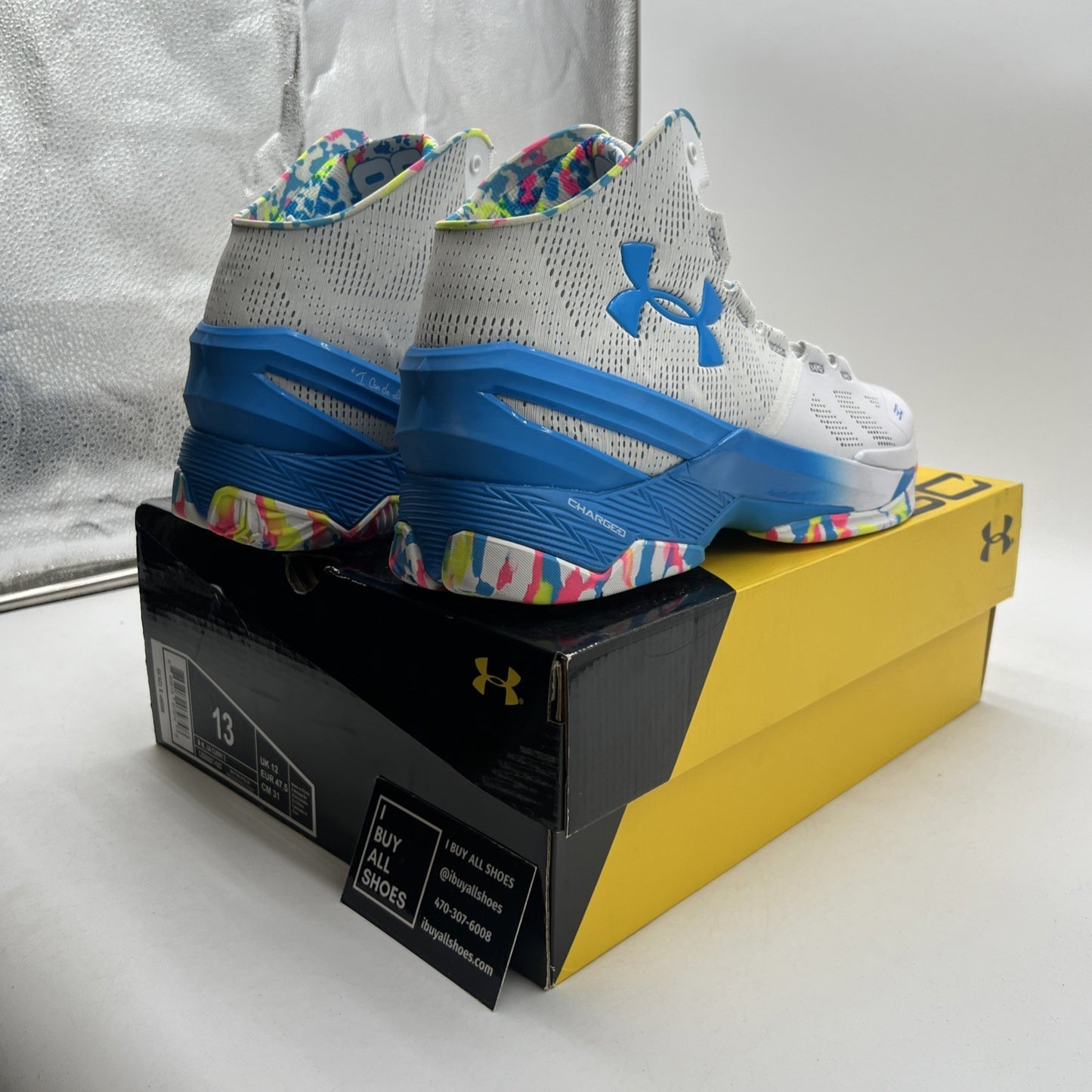 Size 13 - Under Armour Curry 2 2016 Splash Party (1259007-103)