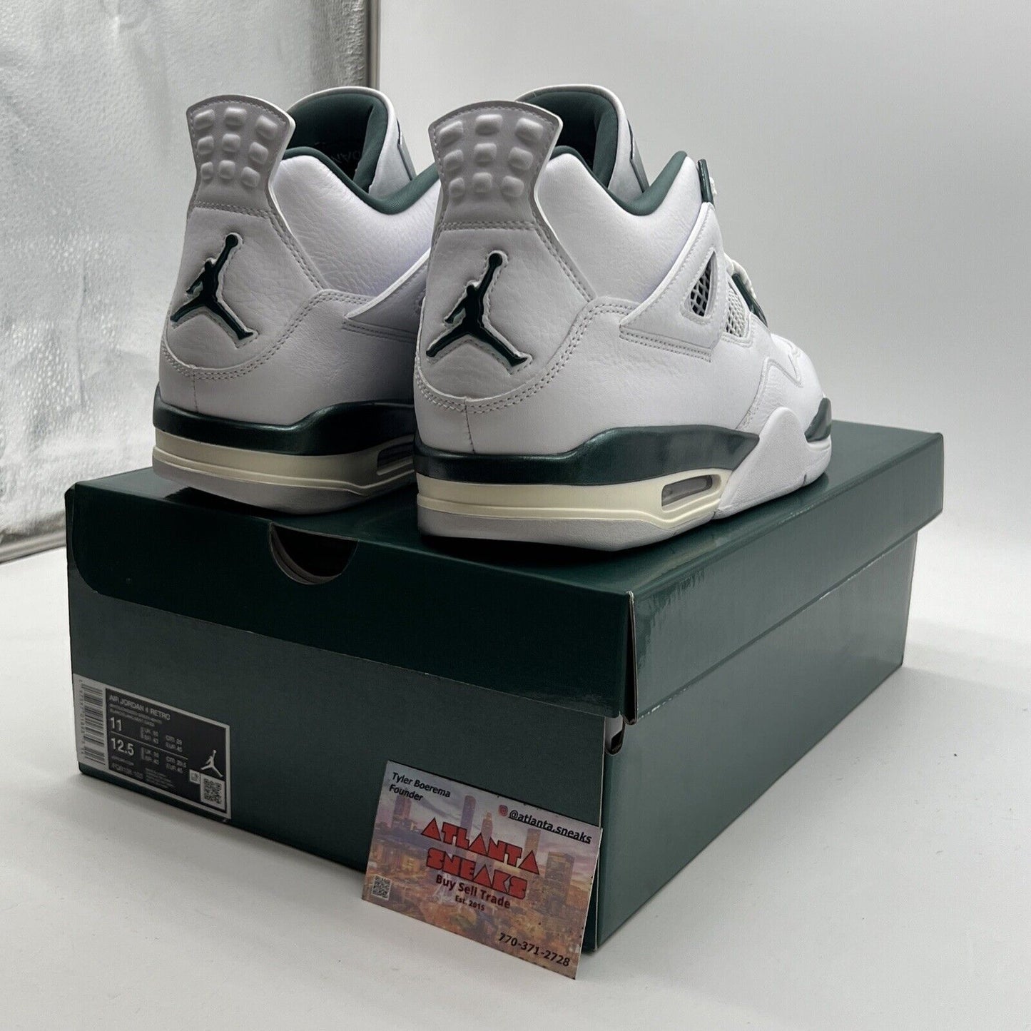 Size 11 - Air Jordan 4 Retro Oxidized Green (FQ8138-103)