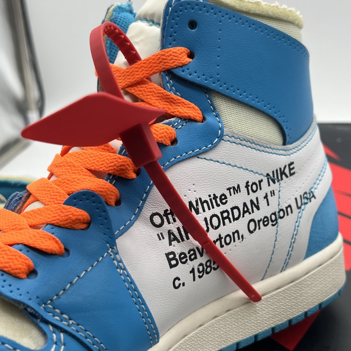 Size 10 - Air Jordan 1 Retro OG x Off-White High UNC (AQ0818-148)