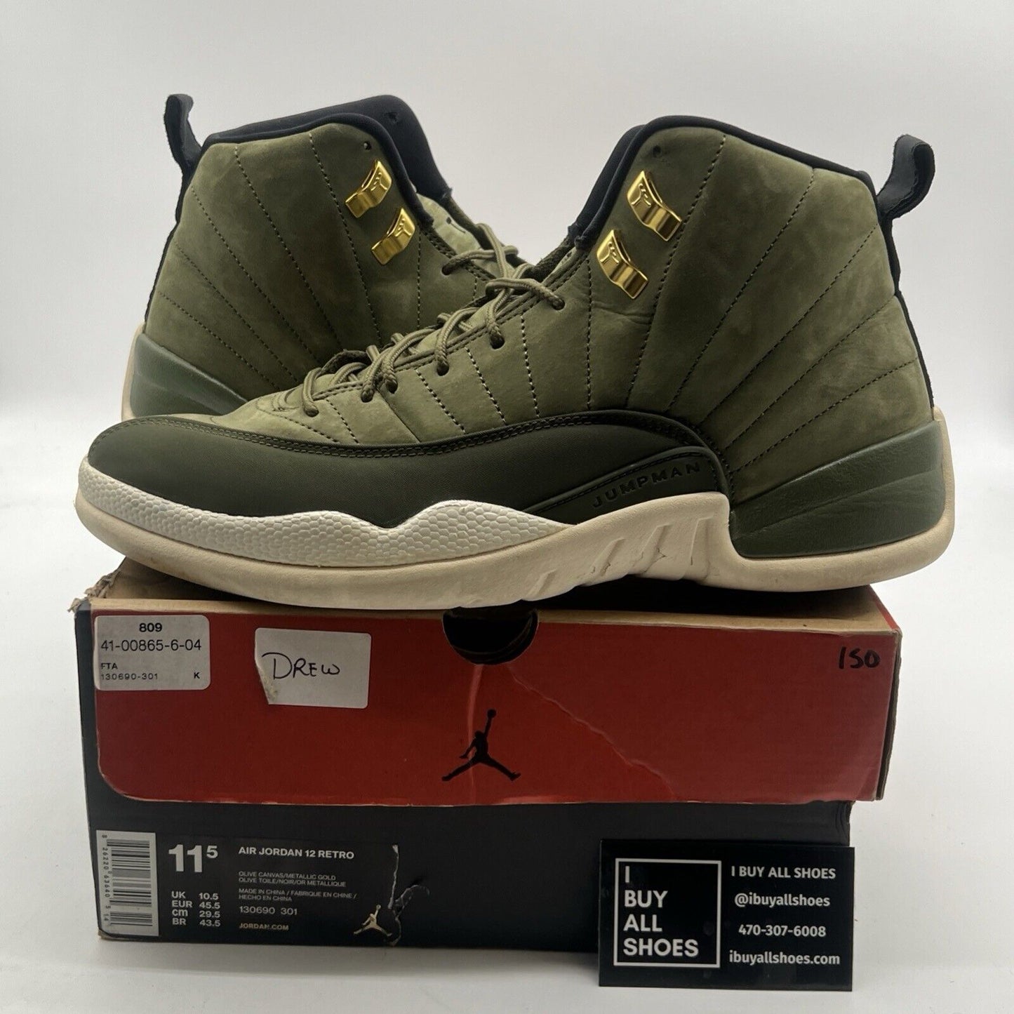 Size 11.5 - Air Jordan 12 Retro CP3 Class of 2003 (130690-301)