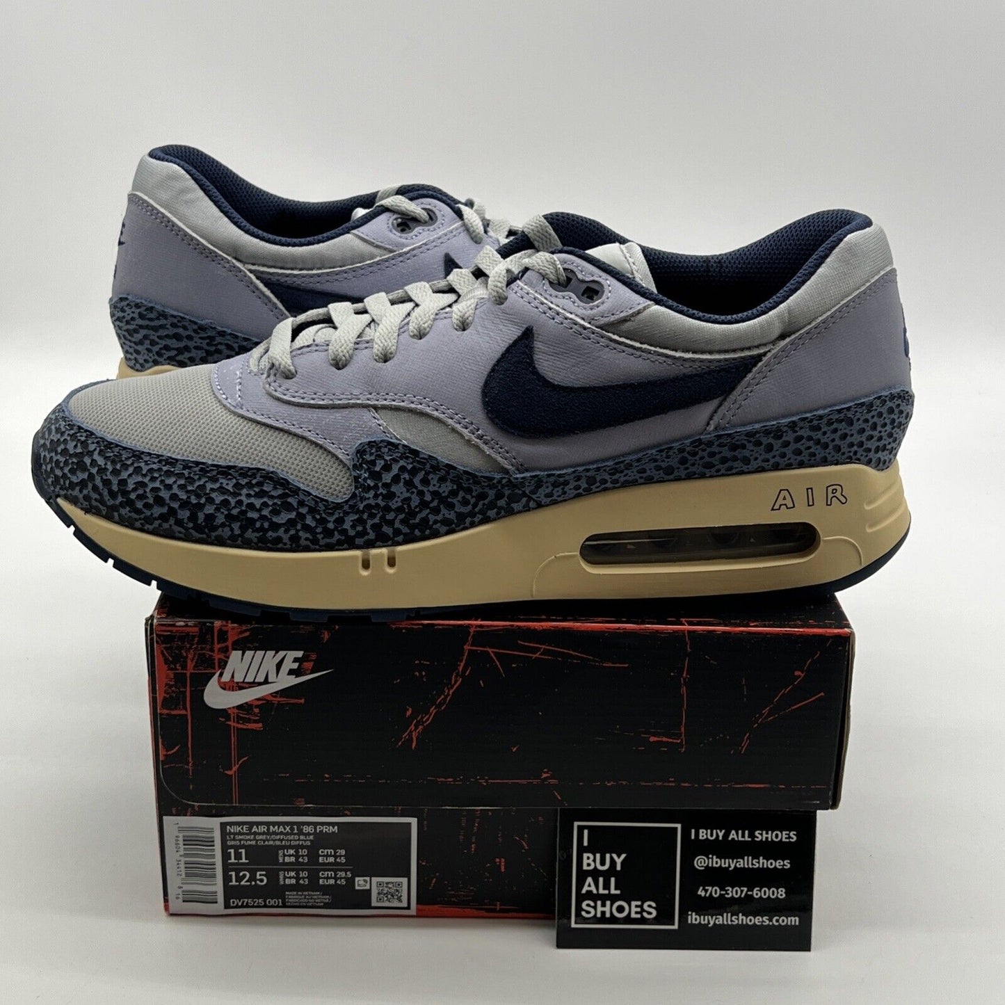 Size 11 - Nike Air Max 1 '86 OG Big Bubble - Lost Sketch (DV7525-001)