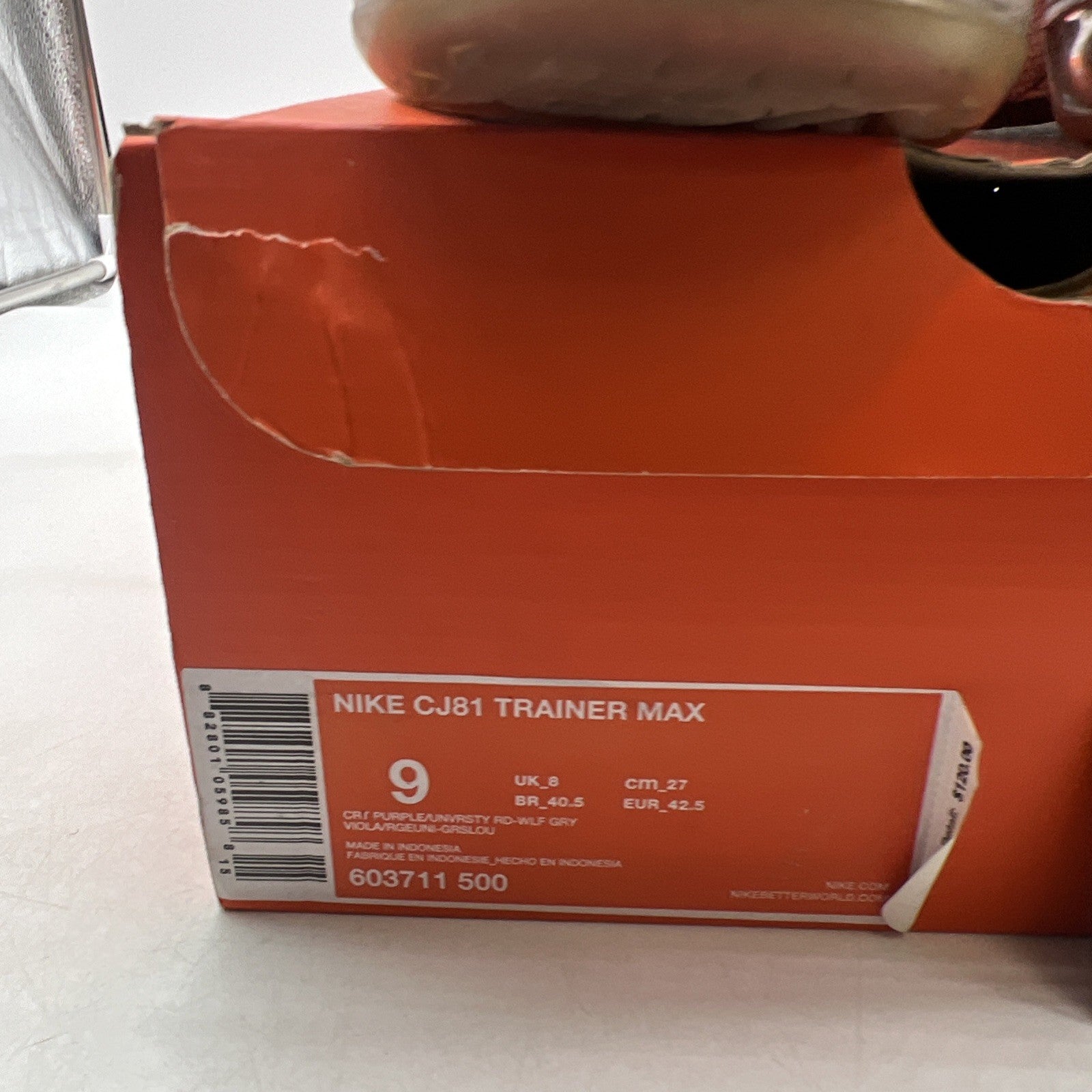 Size 9 - Nike CJ81 Trainer Max Megatron (604711-500)