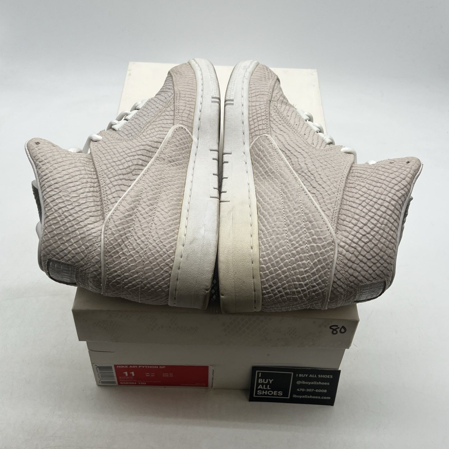Size 11 - Nike Air Python White (658394-100)