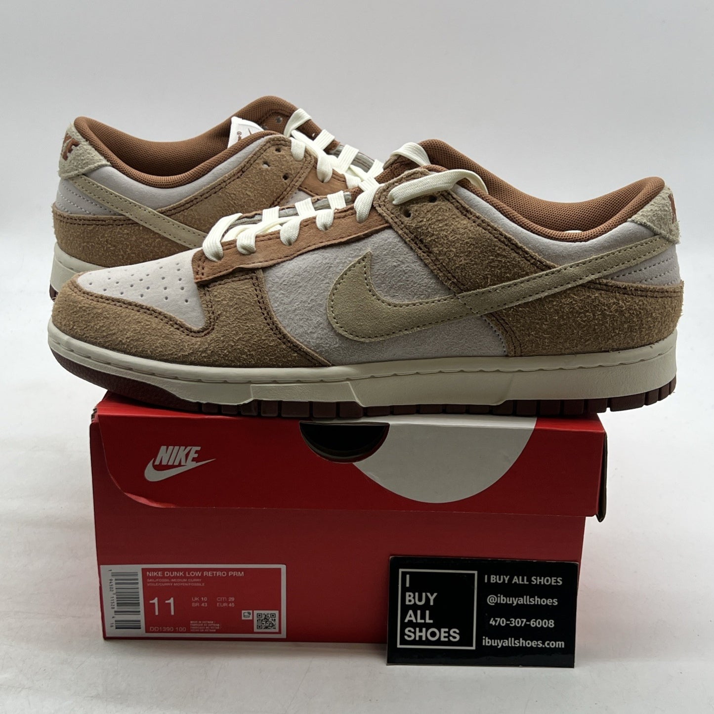 Size 11 - Nike Dunk Low Premium Medium Curry (DD1390-100)