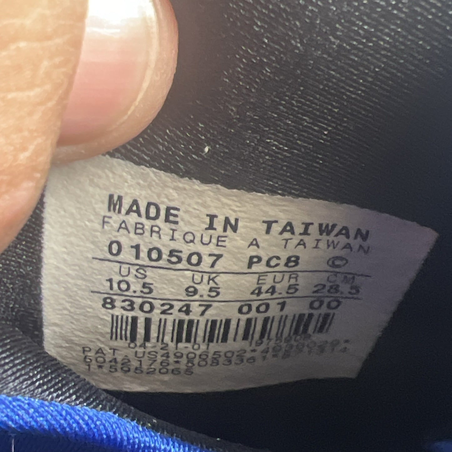 Size 10 - Nike Air Zoom Huarache 2K5 White Black (310850-102)