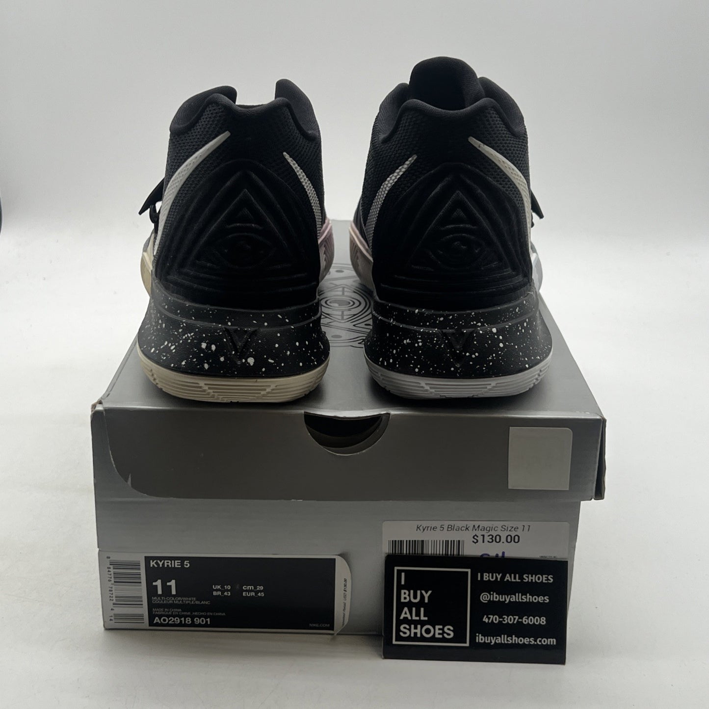 Size 11 - Nike Kyrie 5 Black Magic (AO2918-901)