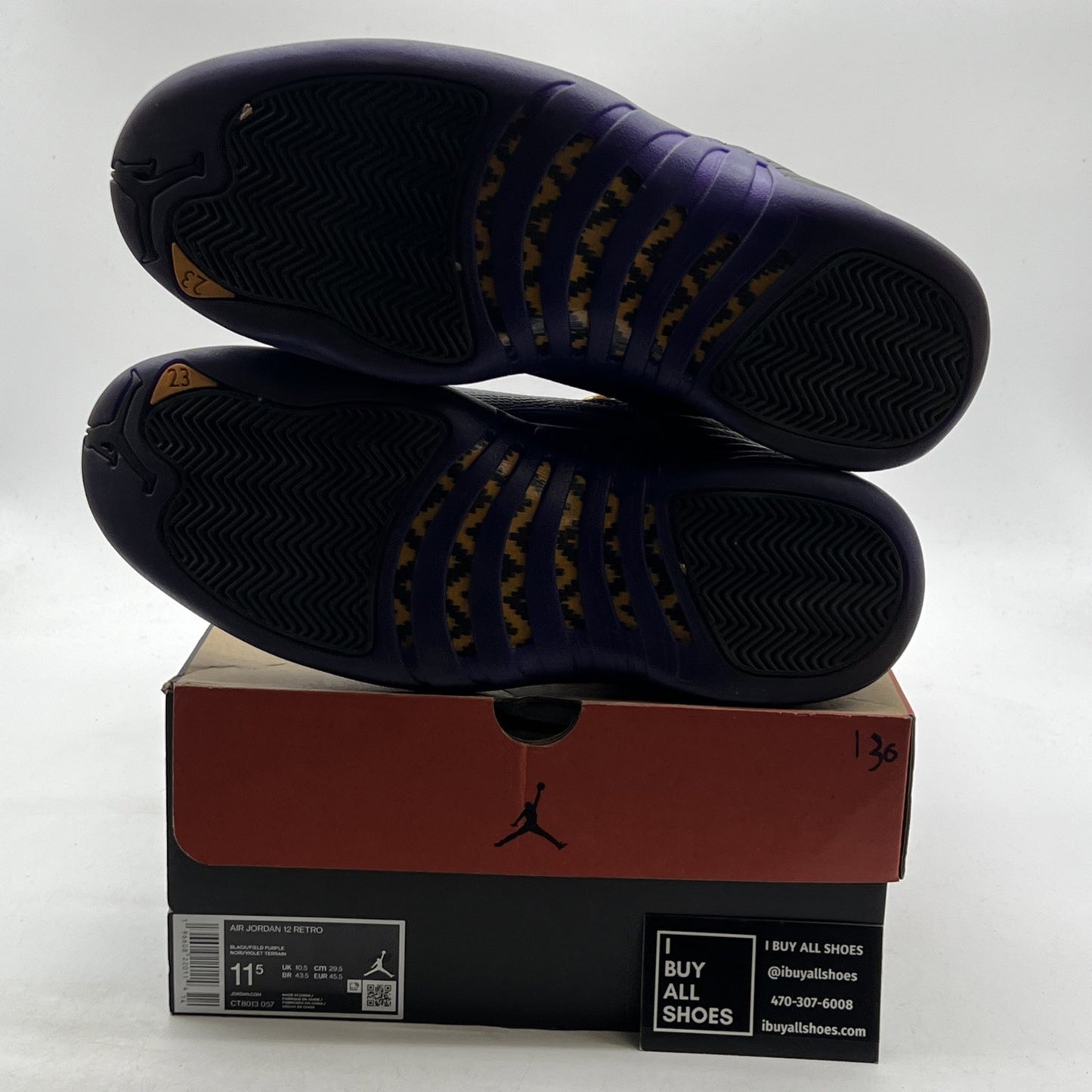 Size 11.5 - Air Jordan 12 Retro Mid Field Purple (CT8013-057)