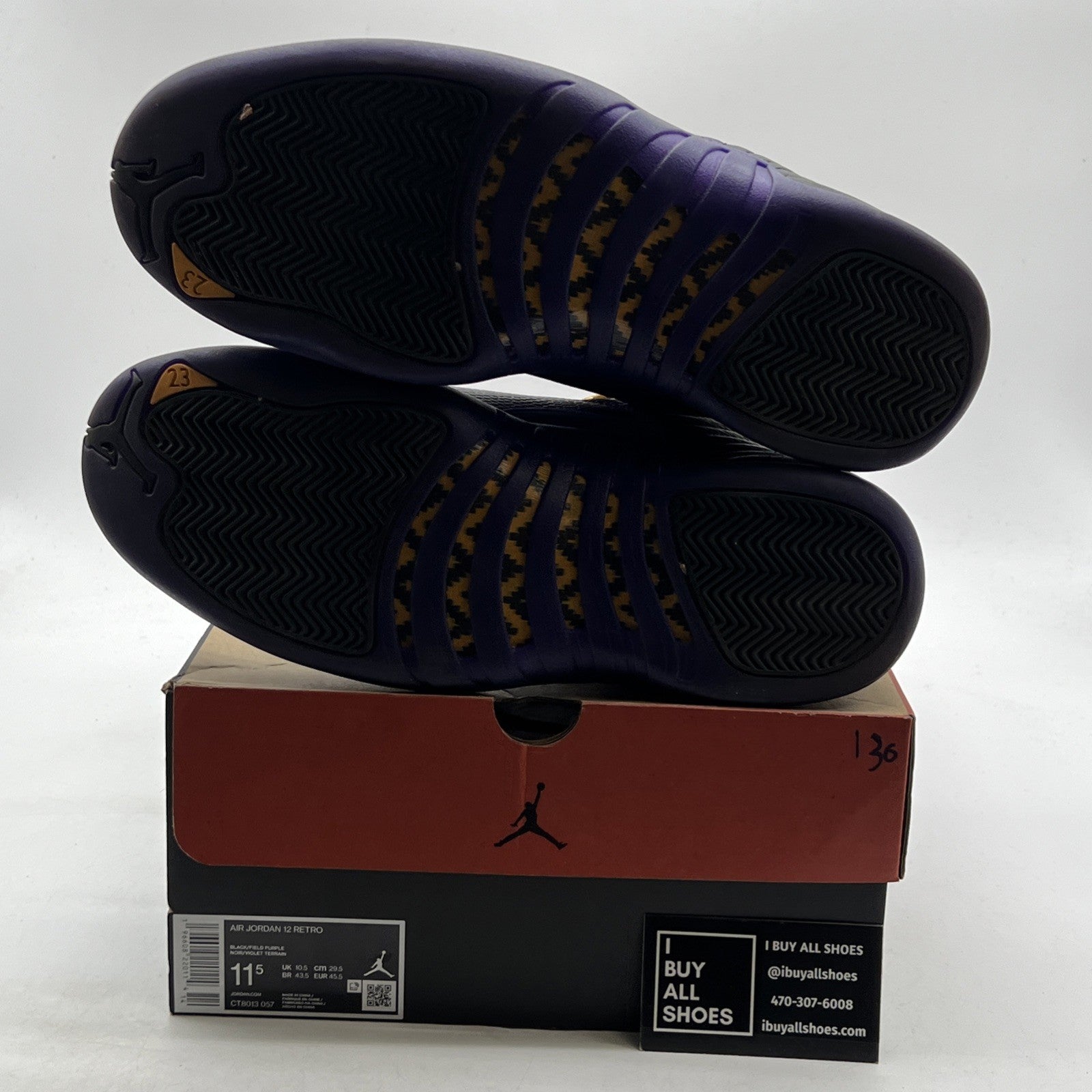 Size 11.5 - Air Jordan 12 Retro Mid Field Purple (CT8013-057)
