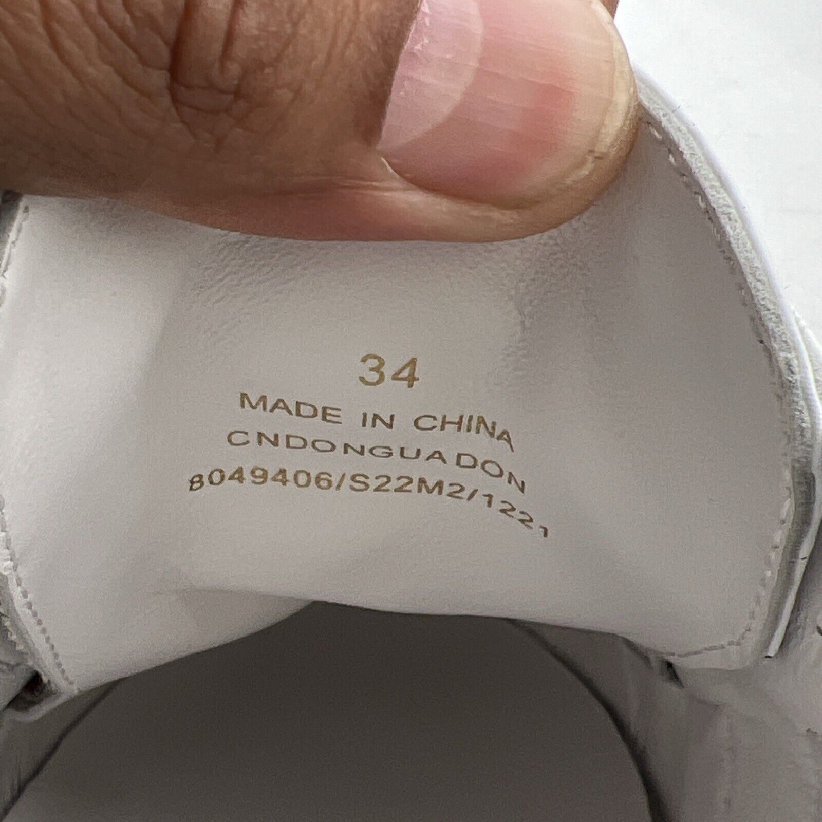 Size 3/34 - Burberry Kids' Mark Check Sneaker, Pale Blue Check (A8713)