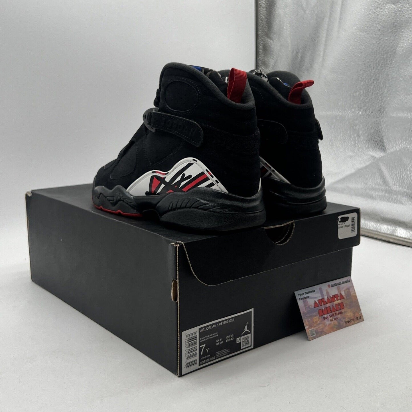 Size 7 (GS) - Air Jordan 8 Retro Mid Playoff (305368-062)