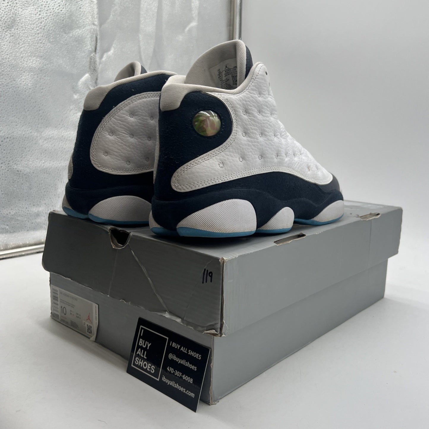 Size 10 - Air Jordan 13 Retro Obsidian (414571-144)