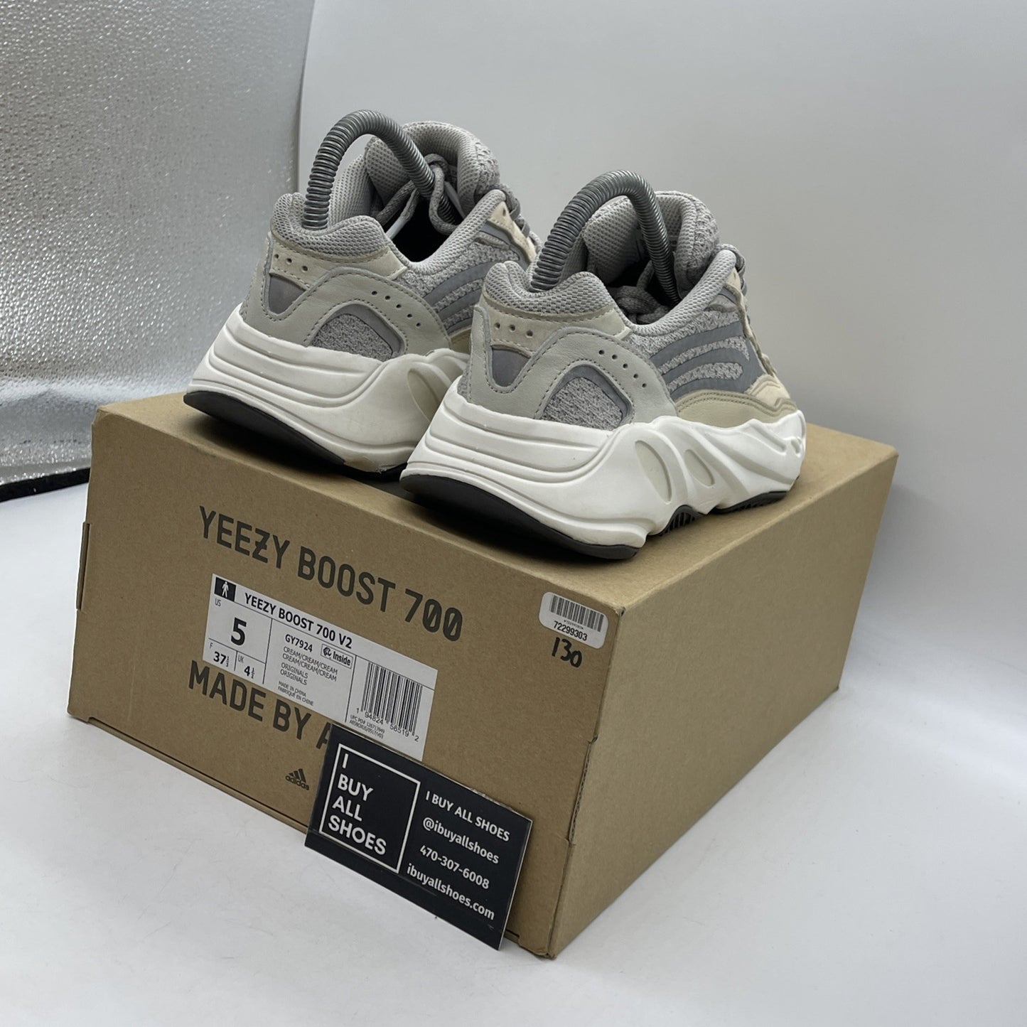 Size 5 - adidas Yeezy Boost 700 V2 Cream (GY7924)