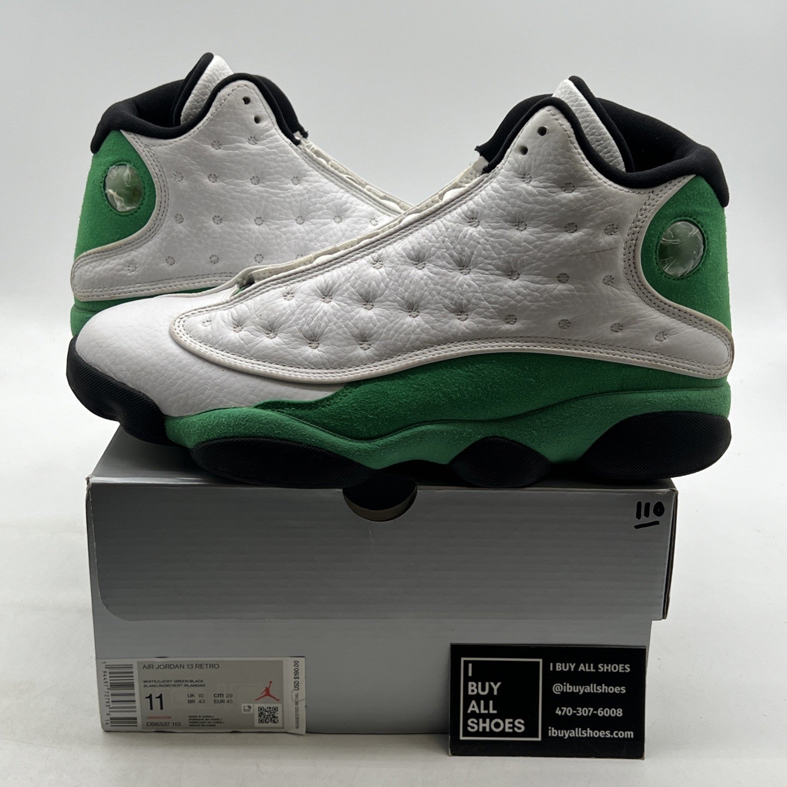 Size 11 - Jordan 13 Retro Lucky Green 2020 - (DB6537-113)
