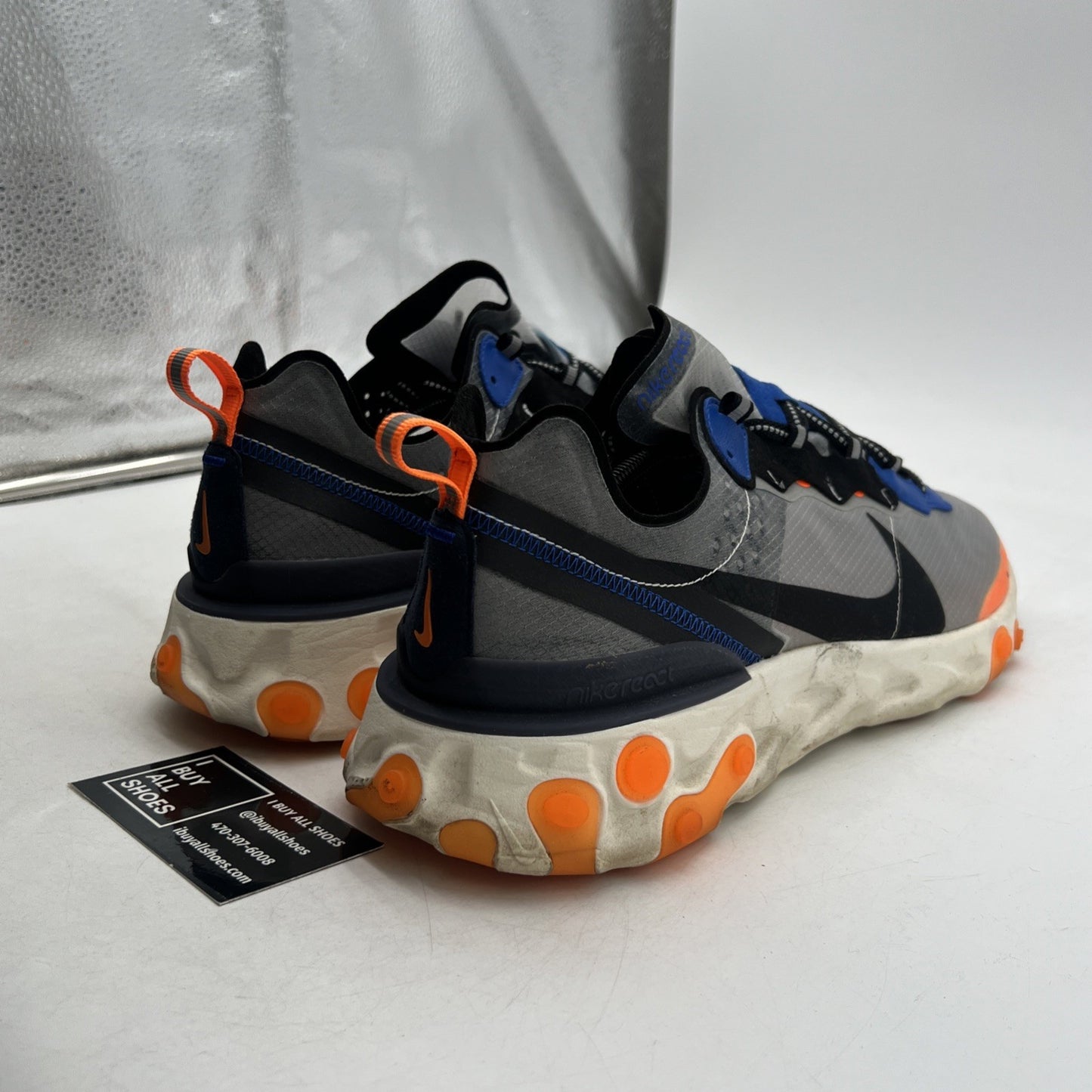 Size 13 - Nike React Element 87 Total Orange (AQ1090-004)