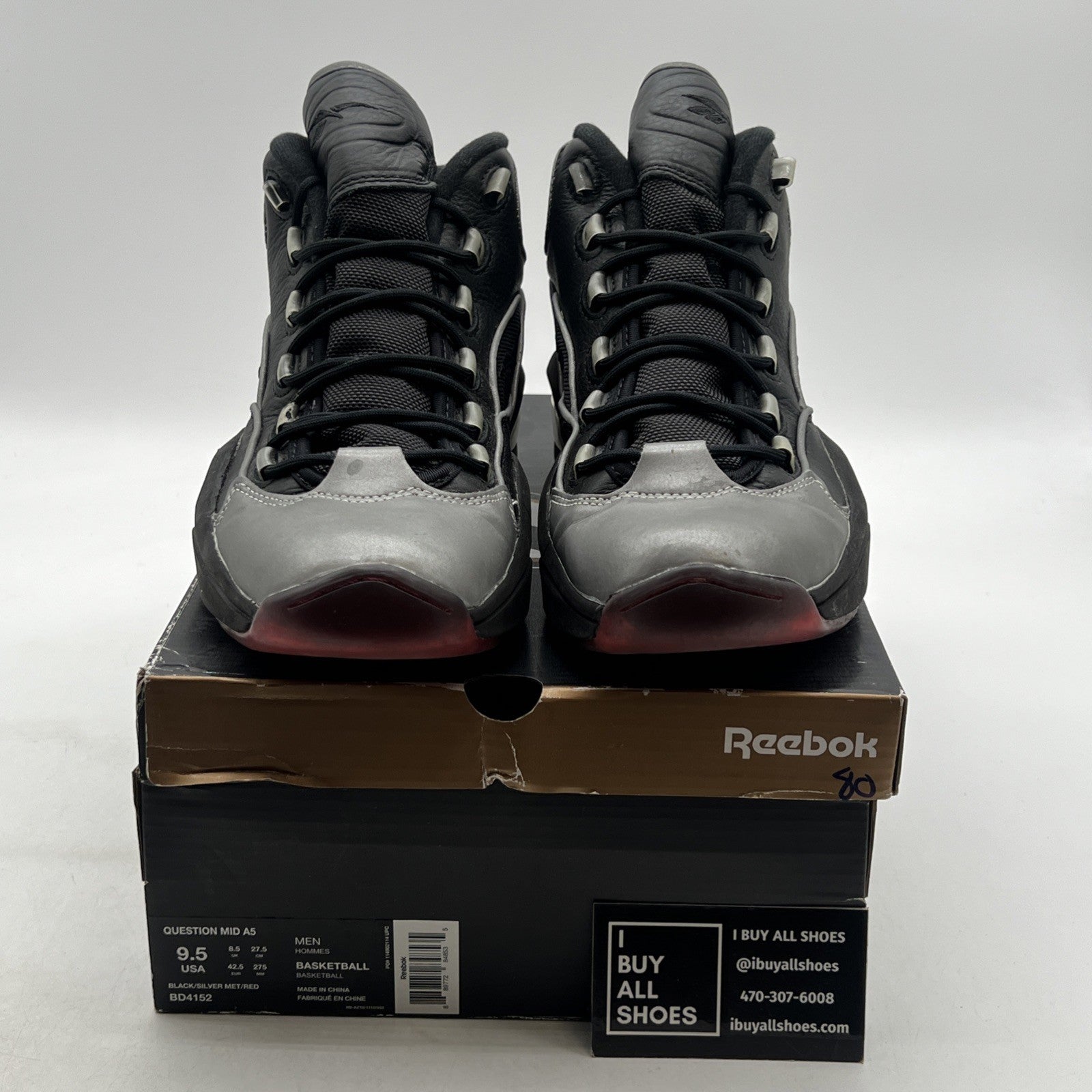 Size 9.5 - Reebok Jadakiss x Question Mid A5 (BD4152)