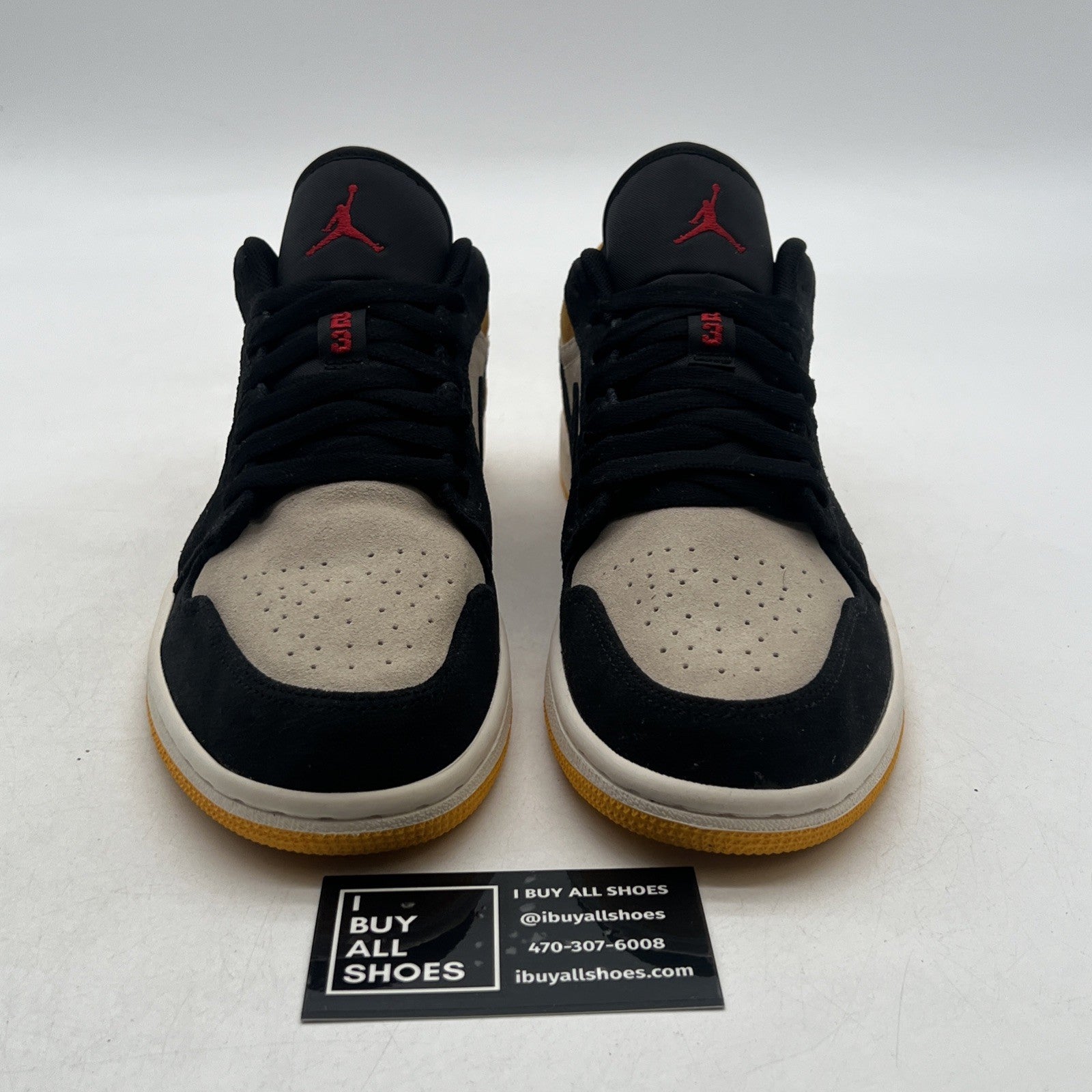 Size 7.5 - Air Jordan 1 Low University Gold (553558-127)