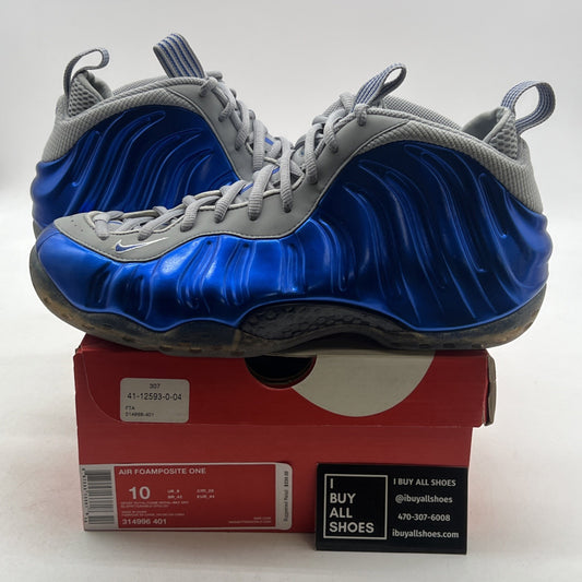 Size 10 - Nike Air Foamposite One Sport Royal (314996-401)