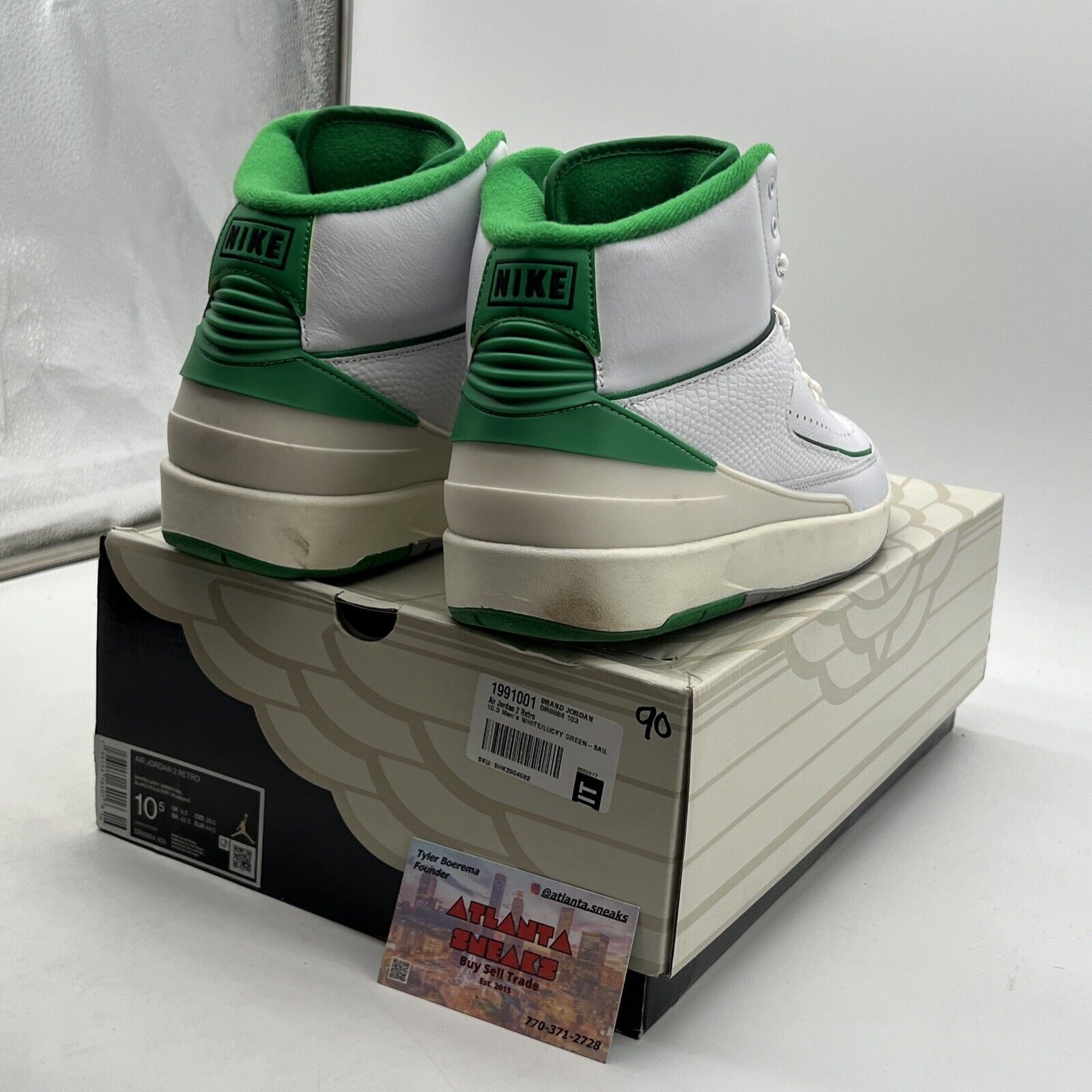 Size 10.5 - Jordan 2 Retro Lucky Green (DR8884-103)