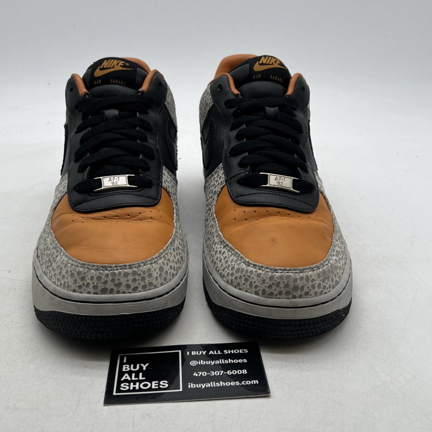 Size 11 - Nike Air Force 1 Supreme Low Safari (318776-801)