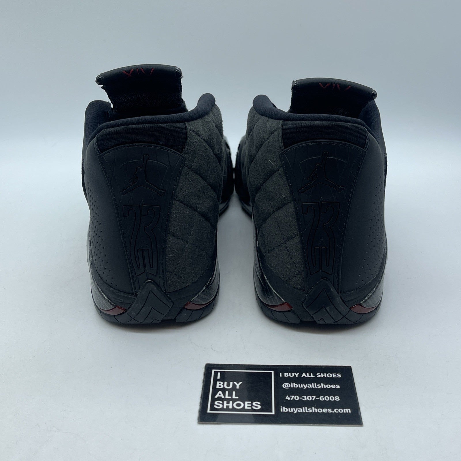 Size 10 - Air Jordan 14 Retro SE Black Ferrari Suede Leather (BQ3685-001)
