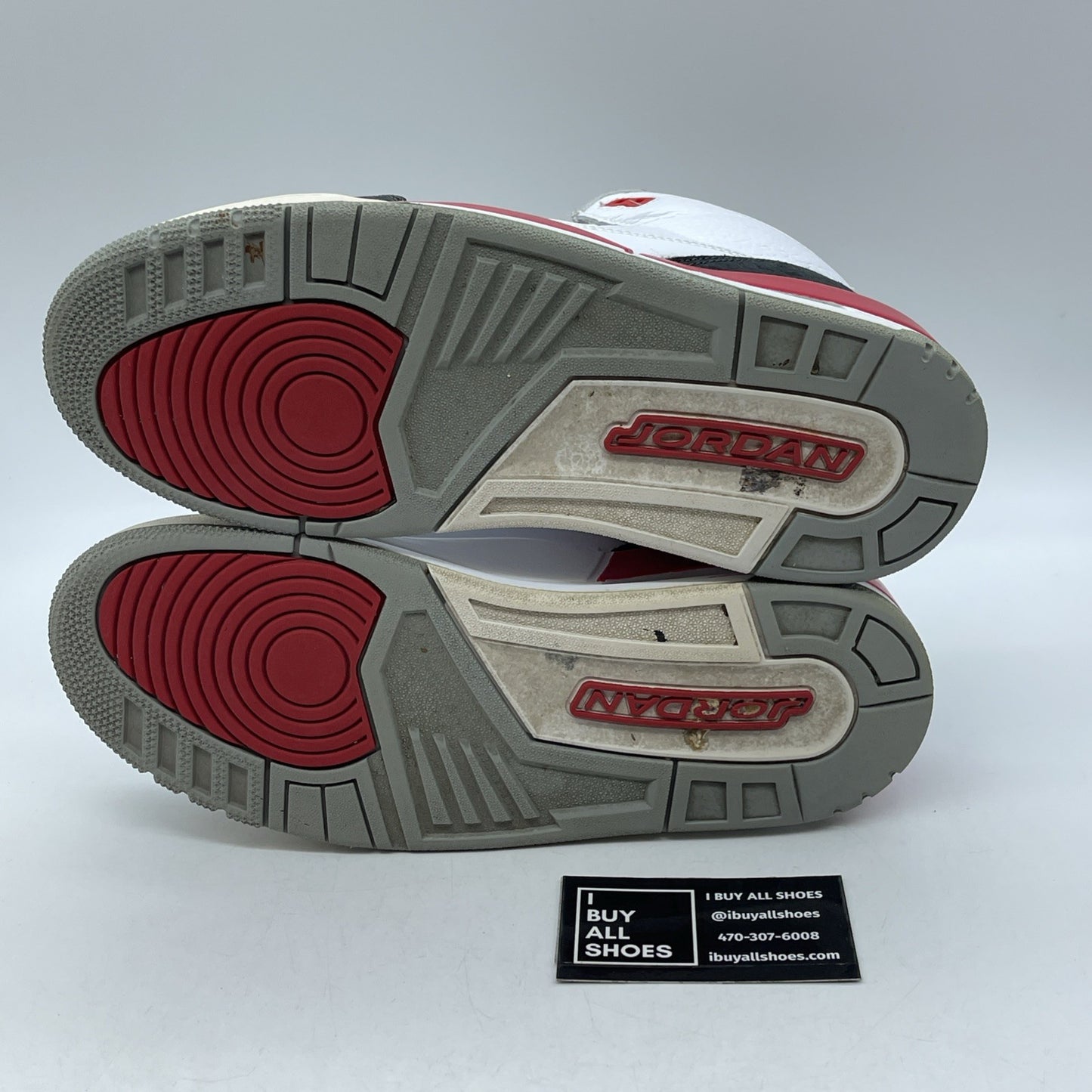 Size 9 - Air Jordan 3 Retro 2013 Fire Red Black White Leather (136064-120)