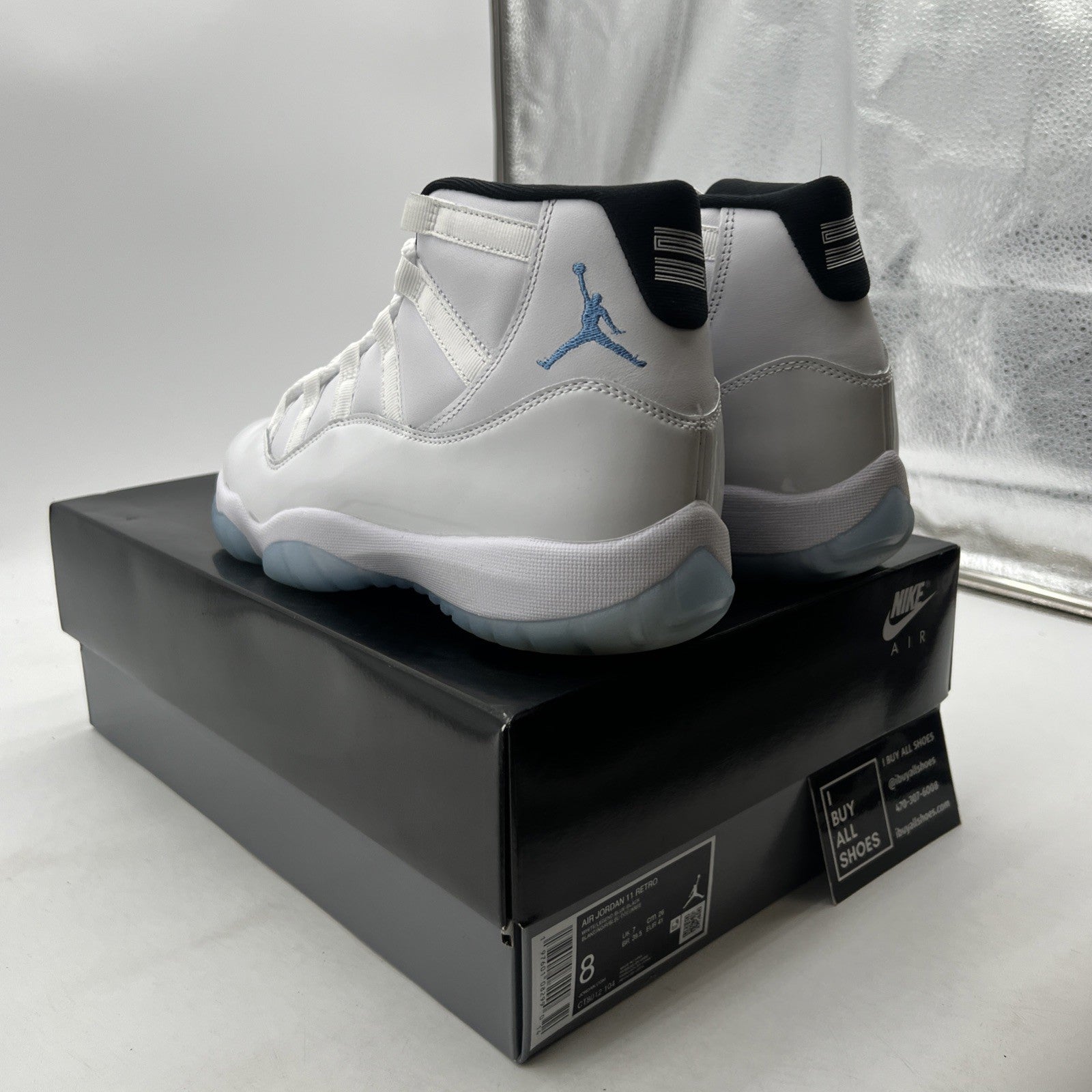 Size 8 - Air Jordan 11 Retro 2024 Legend Blue / Columbia (CT8012-104)