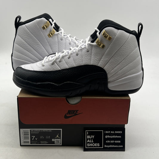 Size 7Y- Air Jordan 12 Retro 2025 Taxi (153265-117)